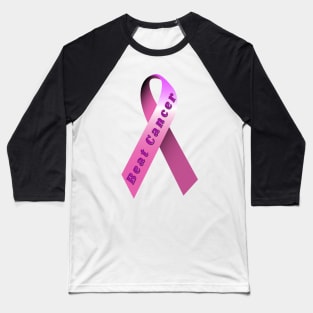 pink breast cancer ribbon Baseball T-Shirt